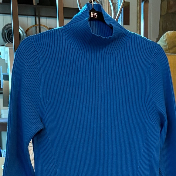 Thea Aqua Blue Sweater Dress - XL - Picture 1 of 5